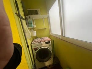 Galería con lavadora