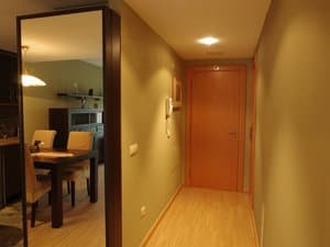 Recibidor con puerta blindada y comedor