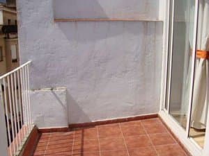 Terraza con suelo de baldosa
