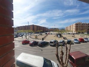 Vistas a la plaza desde la ventana