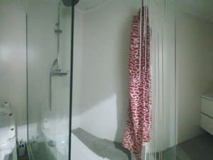 Baño con ducha de mampara