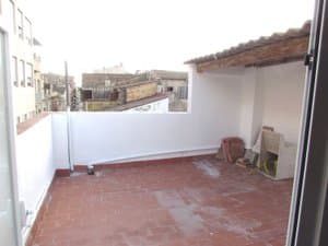 Terraza con suelo de baldosa