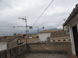 Terraza con vistas a los tejados